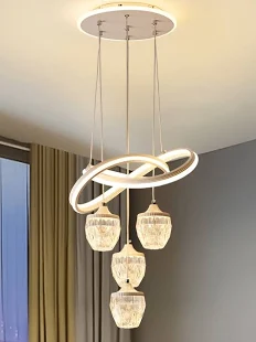 Gold Pendant Cluster Light