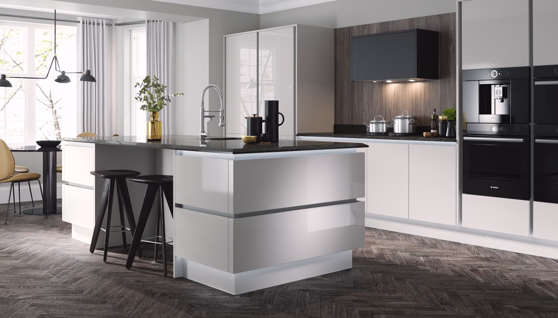 Milano Handleless Cabinet Set