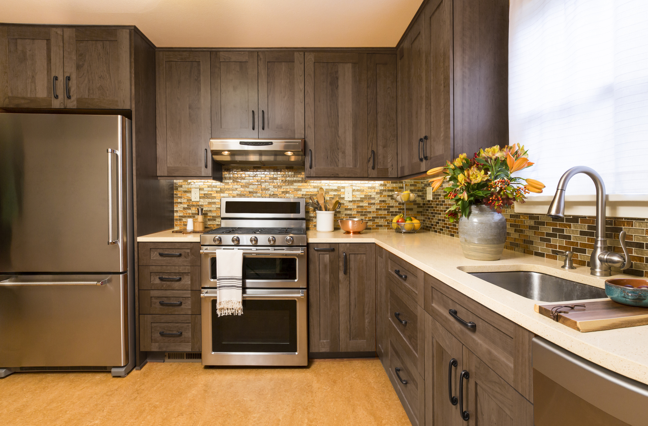 Walnut Shaker Cabinet Range